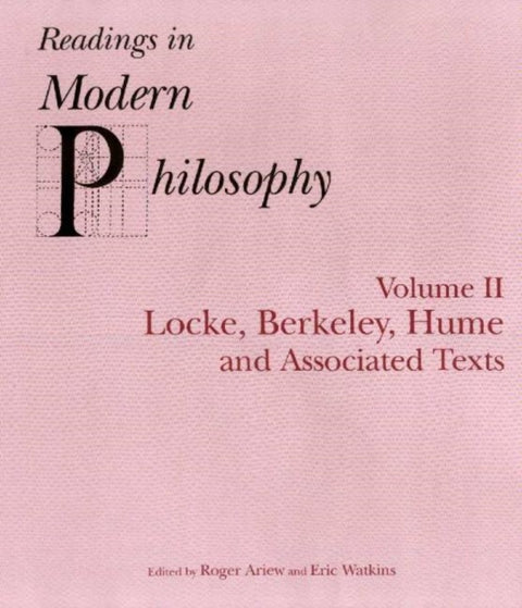 Readings In Modern Philosophy, Volume 2