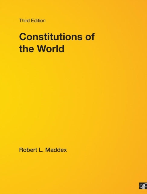 Book cover of: Constitutions of the World. By: Maddex, Robert L., Robert L. Maddex