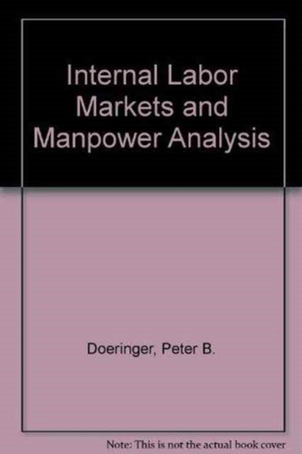 Book cover of: Internal Labor Markets and Manpower Analysis