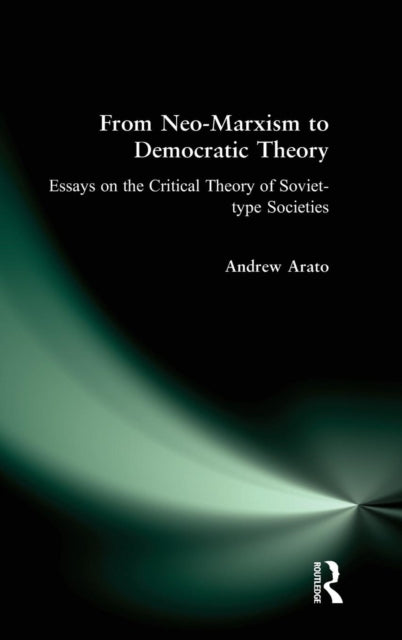 Book cover of: From Neo-Marxism to Democratic Theory