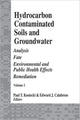 Book cover of: Hydrocarbon Contaminated Soils and Groundwater. By: Paul T. Kostecki
