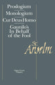 Book cover of: Basic Writings. By: Anselm of Canterbury