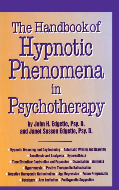 Book cover of: Handbook Of Hypnotic Phenomena In Psychotherapy