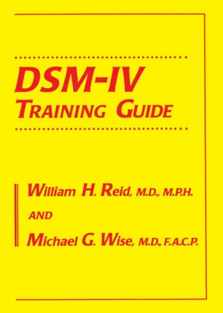 Book cover of: DSM-IV Training Guide