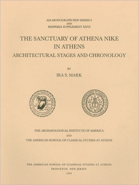 Book cover of: Sanctuary of Athena Nike in Athens