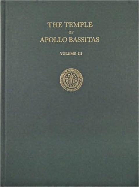 Book cover of: Temple of Apollo Bassitas III. By: Frederick A. Cooper