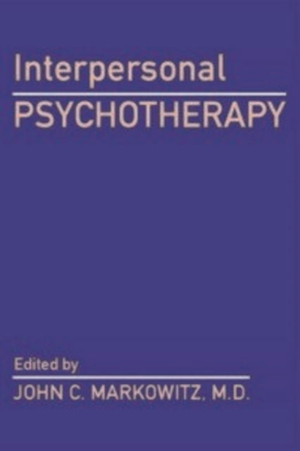 Book cover of: Interpersonal Psychotherapy