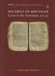 Book cover of: Macarius of Jeruslaem: Letter to. By: Abraham Terian