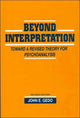 Book cover of: Beyond Interpretation