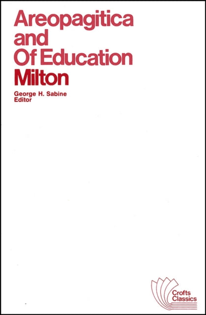Book cover of: Areopagitica and Of Education. By: John Milton