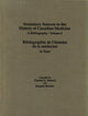 Book cover of: Secondary Sources in the History of Canadian Medicine. By: Charles G. Roland