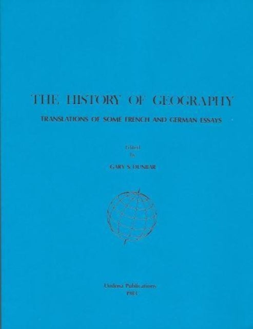 Book cover of: History of Geography