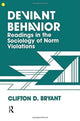 Book cover of: Deviant Behaviour. By: Clifton Bryant