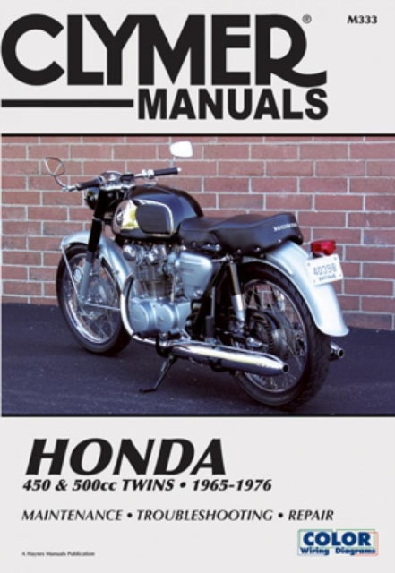 Book cover of: Honda CB/CL450 & CB500T Motorcycle (1965-1976) Service Repair Manual. By: Mike Bishop