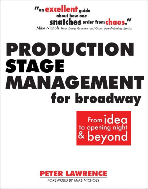 Book cover of: Production Stage Management for Broadway. By: Peter Lawrence