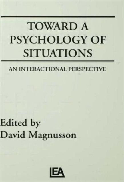 Book cover of: Toward A Psychology of Situations