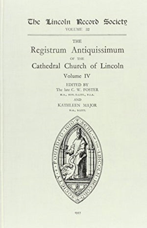Registrum Antiquissimum of the Cathedral Church of Lincoln [4]