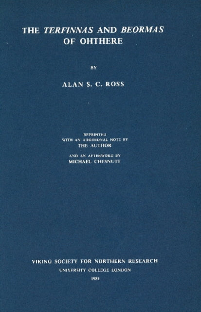Book cover of: Terfinnas & Beormas of Ohthere