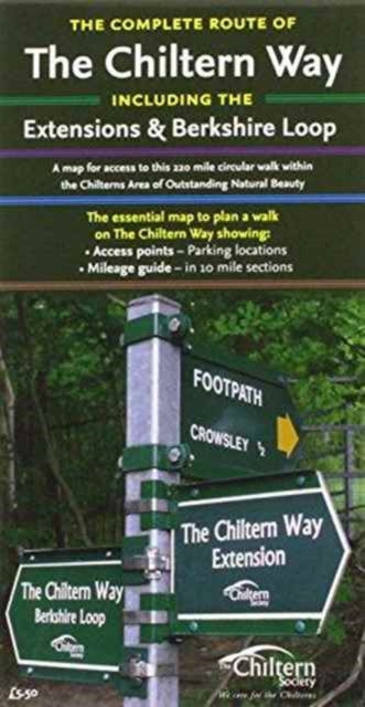 Book cover of: Map of the Complete Chiltern Way