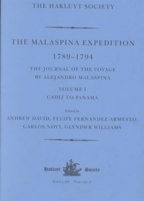 Book cover of: Malaspina Expedition 1789–1794