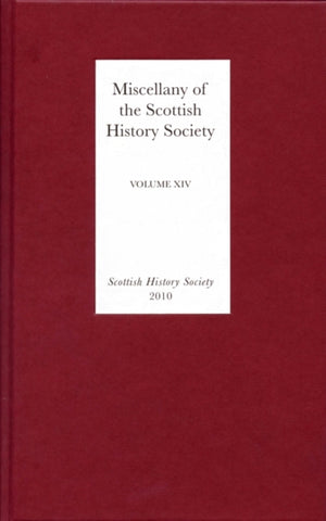 Miscellany of the Scottish History Society, volume XIV