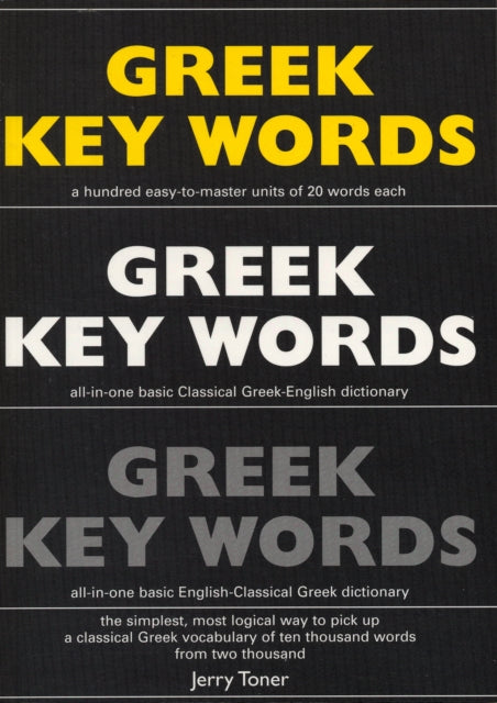 Book cover of: Greek Key Words. By: Jenny Toner