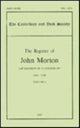Book cover of: Register of John Morton, Archbishop of Canterbury 1486-1500: I. By: Christopher Harper-Bill