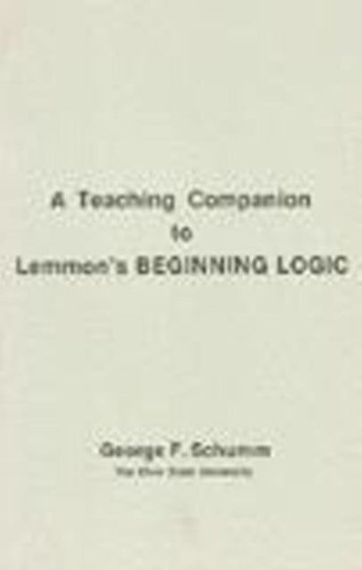 Companion To Lemmon's Beginning Logic