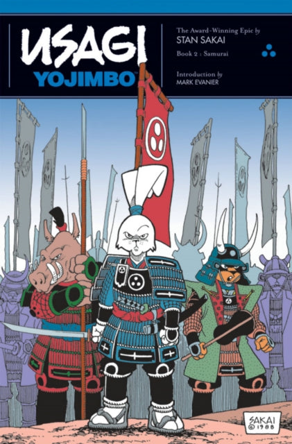 Book cover of: Usagi Yojimbo: Book 2. By: Stan Sakai