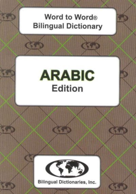 Book cover of: English-Arabic & Arabic-English Word-to-Word Dictionary. By: C. Sesma