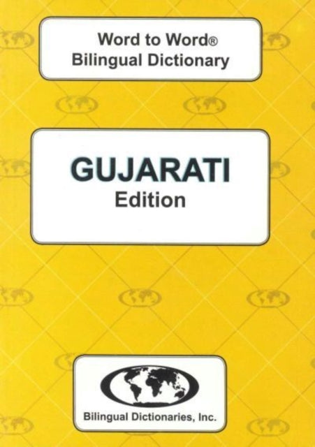 Book cover of: English-Gujarati & Gujarati-English Word-to-Word Dictionary. By: C. Sesma M.A.
