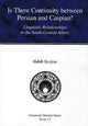 Book cover of: Is There Continuity between Persian and Caspian? AOSE 13. By: Ḥabīb Burjiyān
