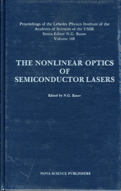 Book cover of: Nonlinear Optics of Semiconductor Lasers