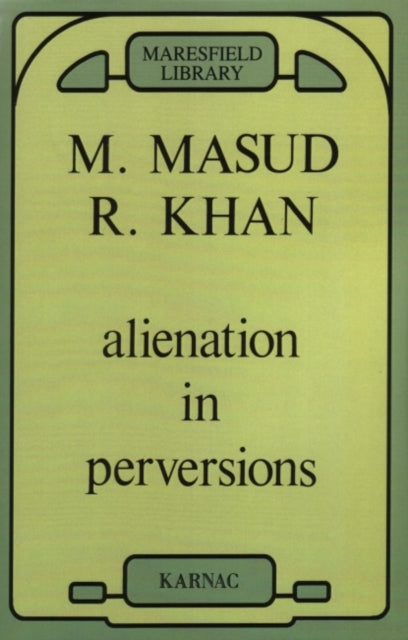 Book cover of: Alienation in Perversions