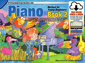 Progressive Piano Method for Young Beginners-Bk 2