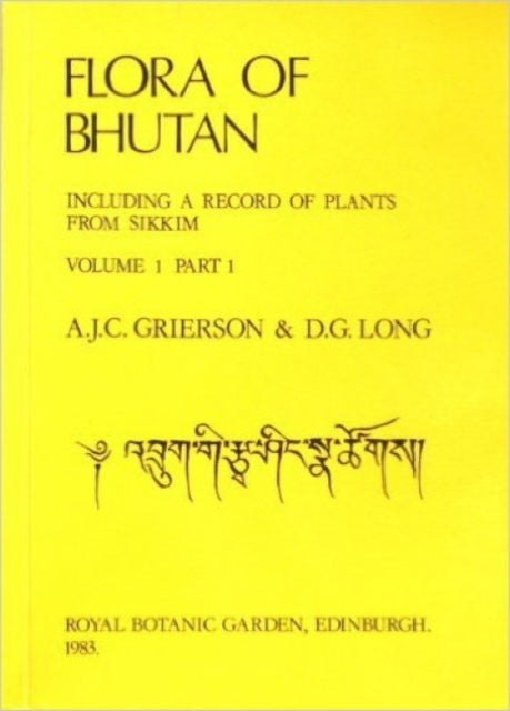 Book cover of: Flora of Bhutan