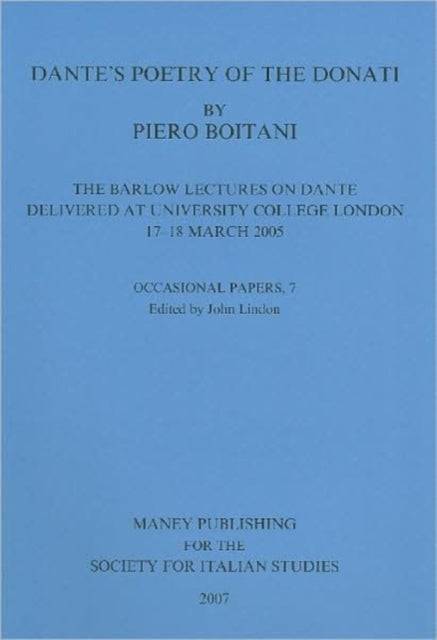Dante's Poetry of Donati