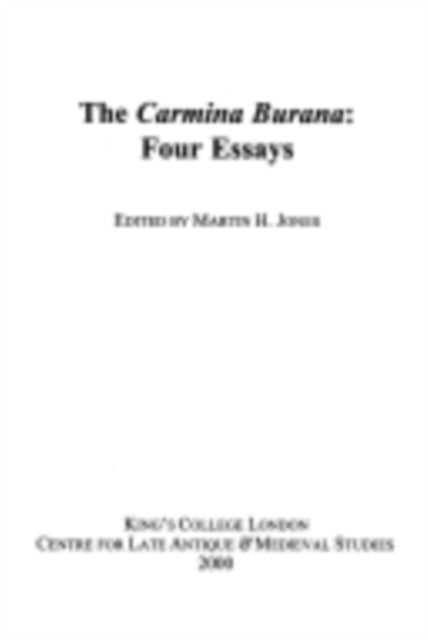 Book cover of: Carmina Burana: Four Essays