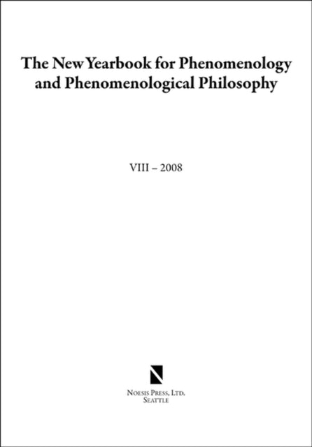 Book cover of: New Yearbook for Phenomenology and Phenomenological Philosophy