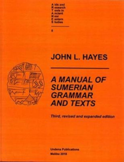Book cover of: Manual of Sumerian Grammar and Texts. By: John Hayes
