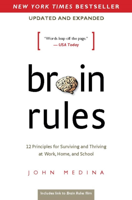 Book cover of: Brain Rules (Updated and Expanded). By: John Medina