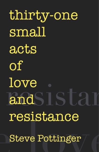 Book cover of: thirty-one small acts of love and resistance