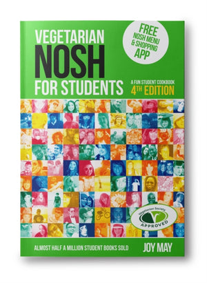 Vegetarian NOSH for Students, a fun student cookbook