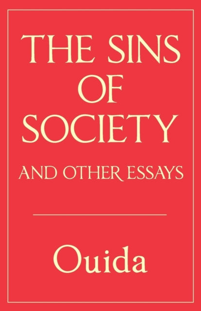 Book cover of: Sins of Society and other essays