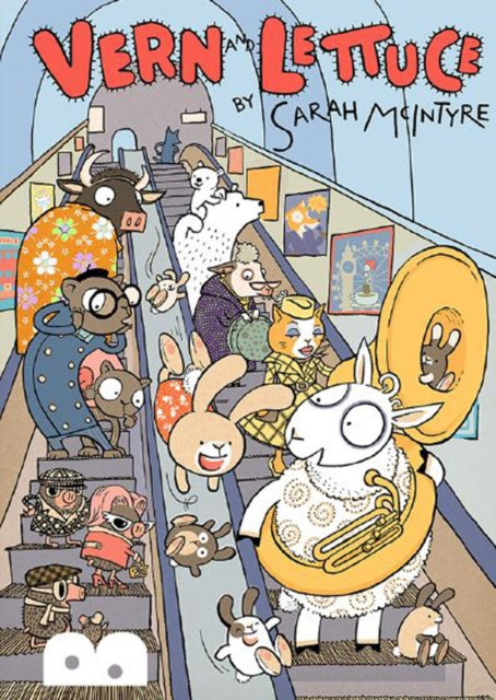 Book cover of: Vern and Lettuce. By: Sarah McIntyre