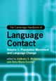 Book cover of: Cambridge Handbook of Language Contact. By: Salikoko S. Mufwene