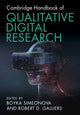 Book cover of: Cambridge Handbook of Qualitative Digital Research. By: Boyka Simeonova