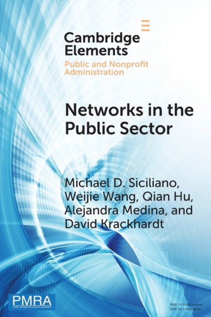 Book cover of: Networks in the Public Sector. By: Michael D. Siciliano