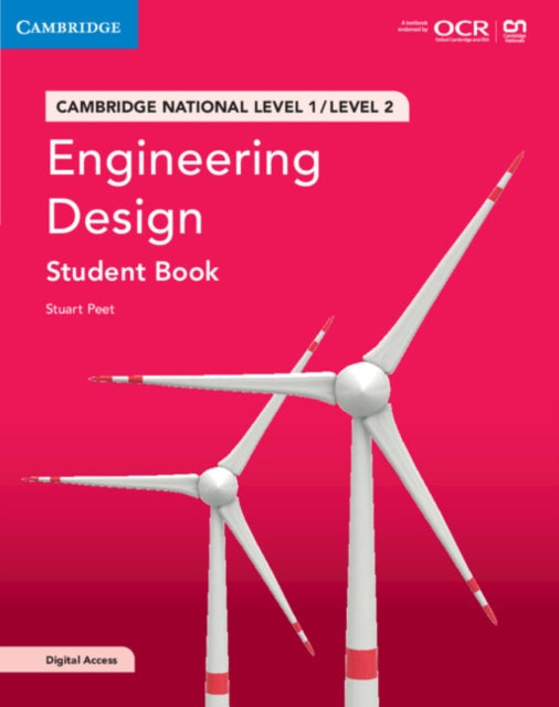 Book cover of: Cambridge National in Engineering Design Student Book with Digital Access (2 Years). By: Stuart Peet
