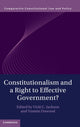 Book cover of: Constitutionalism and a Right to Effective Government?. By: Vicki C. Jackson